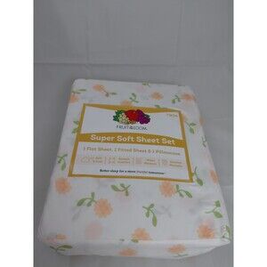 FRUIT OF THE LOOM SUPER SOFT SHEET SET TWIN SIZE